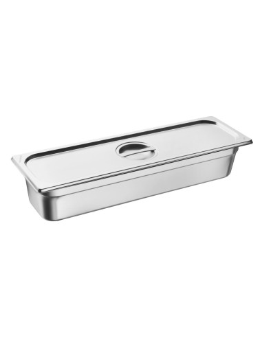 Couvercle inox Vogue GN 2/4 - Universel en acier 201