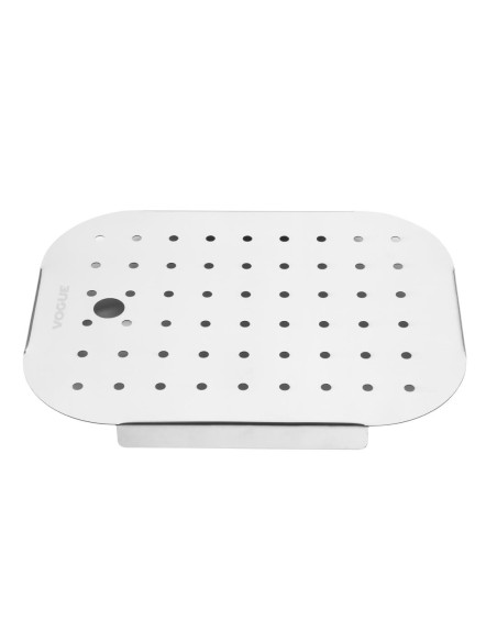 Égouttoir inox Vogue GN 1/2 - 18x264x203 mm