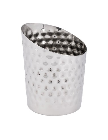 Pot à frites martelé Olympia 480 ml - Inox