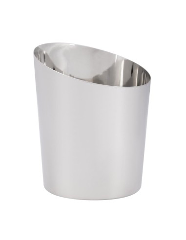 Pot à frites lisse Olympia 480 ml - Inox élégant