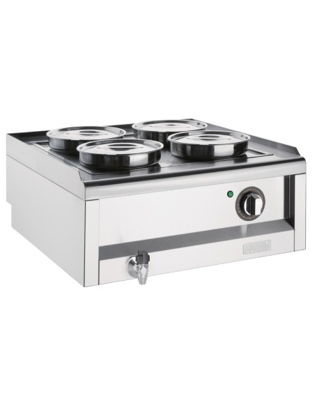 Bain-marie 4 pots Série 600 Buffalo - 4L inox
