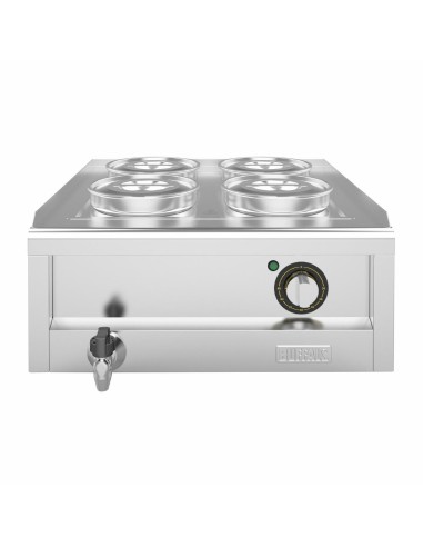 Bain-marie 4 pots Série 600 Buffalo - 4L inox