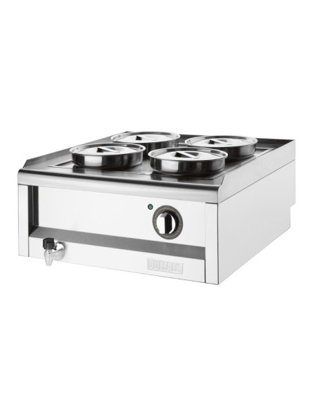 Bain-marie 4 pots Série 600 Buffalo - 4L inox