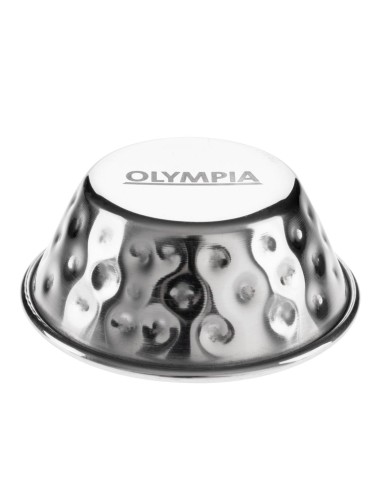 Pots à sauce inox martelé Olympia 45 ml - lot de 12