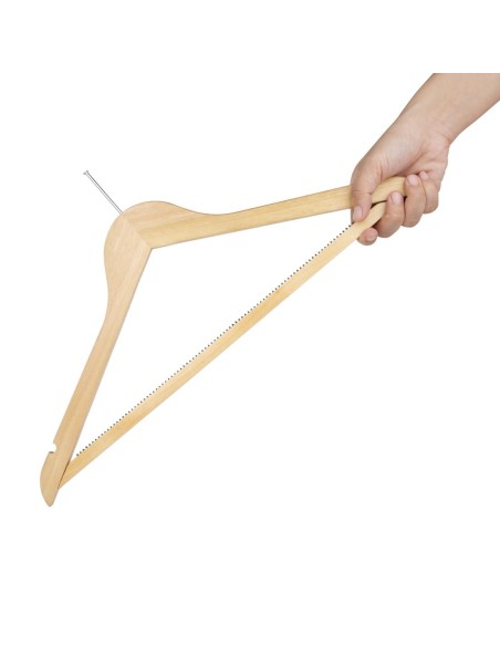 Cintres antivol en bois Bolero - lot de 10