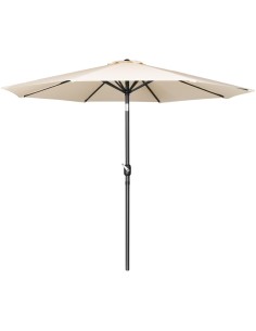 Parasol rond Bolero Seville 3m crème - Ombre UV