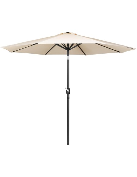 Parasol rond Bolero Seville 3m crème - Ombre UV