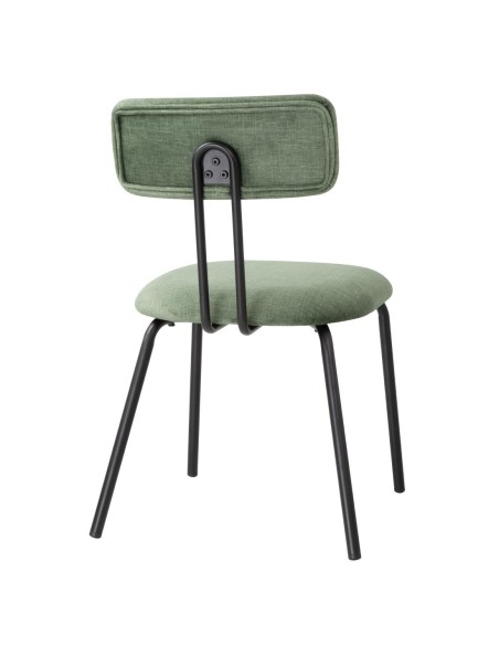 Chaises Bolero Fairfield noyer et vert - lot de 2