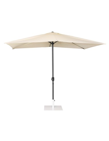Parasol rectangulaire Bolero Seville 2x3m crème - Protection UV