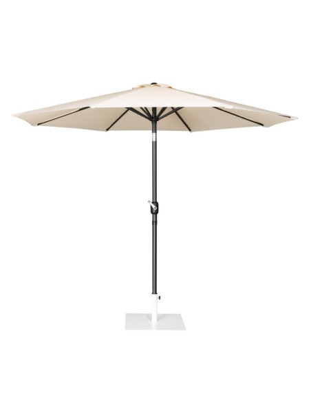 Parasol rond Bolero Seville 3m crème - Ombre UV