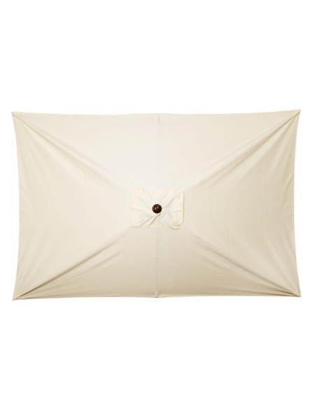 Parasol rectangulaire Bolero Seville 2x3m crème - Protection UV