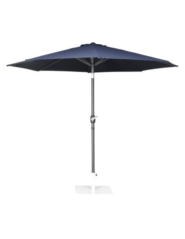 Parasol rond Bolero Seville 3m bleu marine - 245g/m² UV