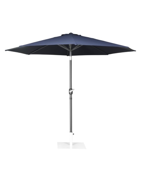Parasol rond Bolero Seville 3m bleu marine - 245g/m² UV