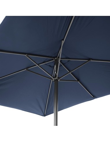 Parasol rectangulaire Bolero Seville 2x3m bleu marine