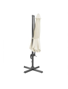 Parasol déporté professionnel Bolero Venice 3,5 m crème 2