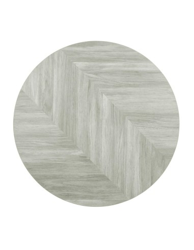 Plateau rond Bolero Chevron 600 mm - Design contemporain