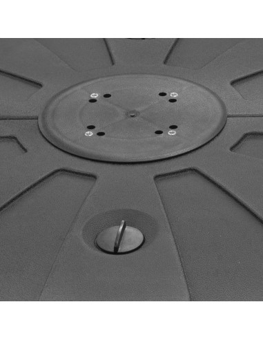 Pied de parasol Bolero 100 kg rempli - noir, 200x850 mm