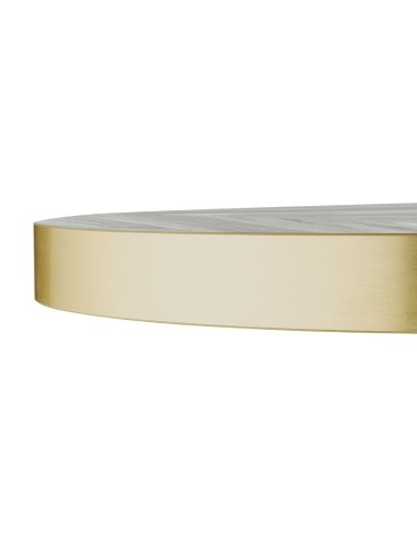 Plateau rond Bolero Chevron 600 mm - Design contemporain