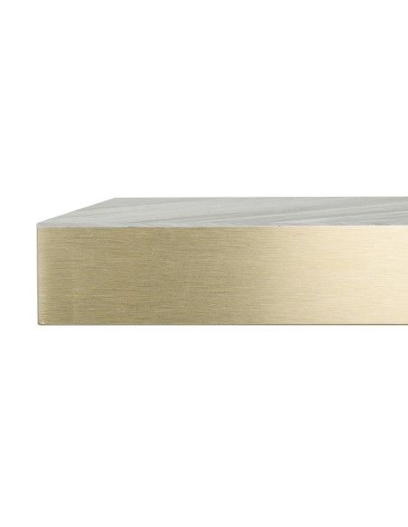 Plateau carré Bolero Chevron 700 mm - Design doré