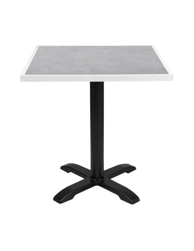 Plateau de table extérieur carré Bolero 700 mm gris clair