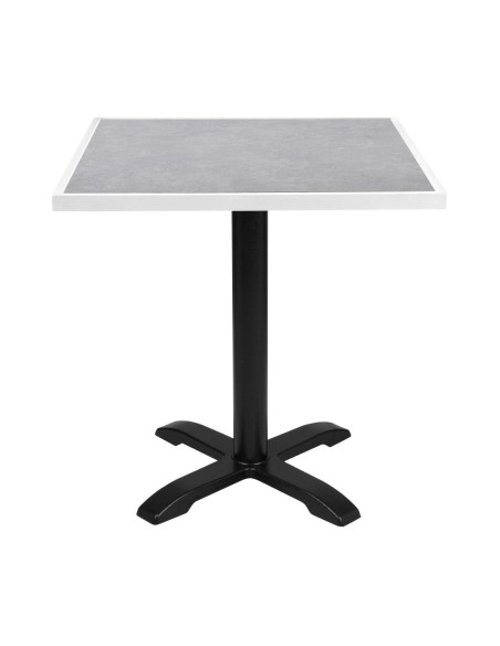 Plateau de table extérieur carré Bolero 700 mm gris clair