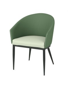 Fauteuils d'intérieur Bolero Meridian verts - lot de 2
