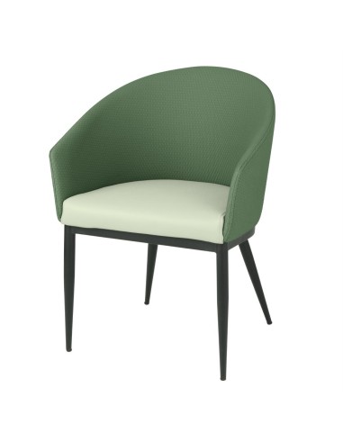 Fauteuils d'intérieur Bolero Meridian verts - lot de 2