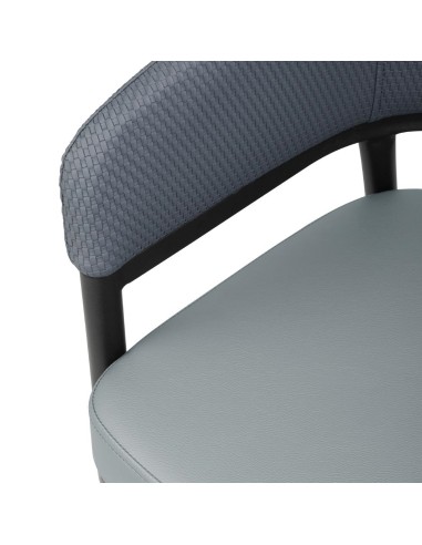 Fauteuils d'intérieur Bolero Meridian bleus - lot de 2