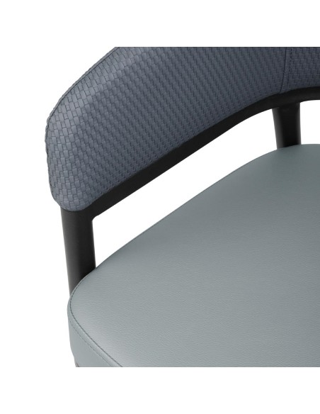 Fauteuils d'intérieur Bolero Meridian bleus - lot de 2