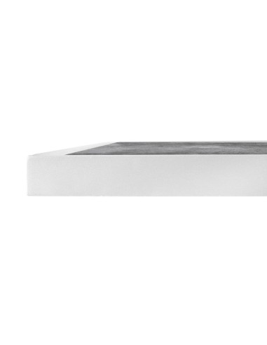 Plateau extérieur carré en verre trempé Bolero 700 mm