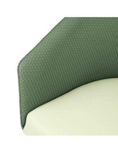 Fauteuils d'intérieur Bolero Meridian verts - lot de 2