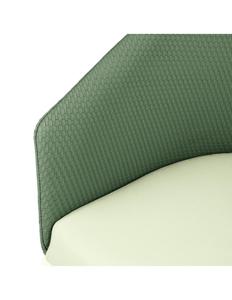 Fauteuils d'intérieur Bolero Meridian verts - lot de 2