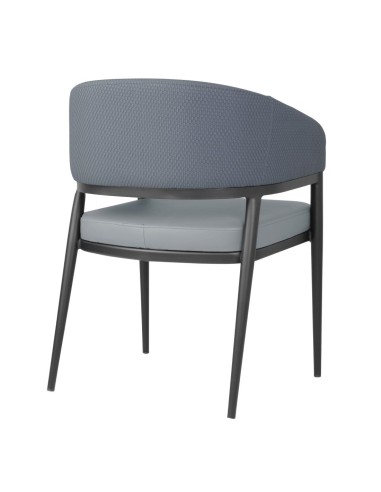 Fauteuils d'intérieur Bolero Meridian bleus - lot de 2