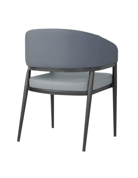 Fauteuils d'intérieur Bolero Meridian bleus - lot de 2