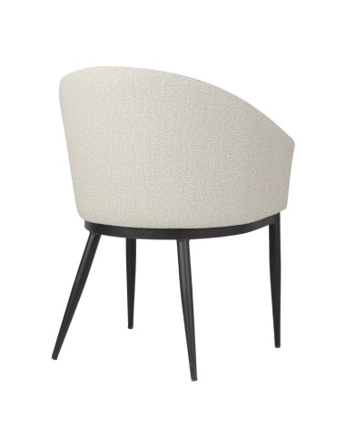 Fauteuils Bolero Meridian écrus - lot de 2 pour restaurant