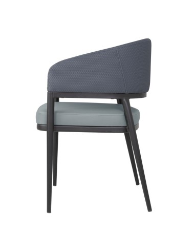 Fauteuils d'intérieur Bolero Meridian bleus - lot de 2