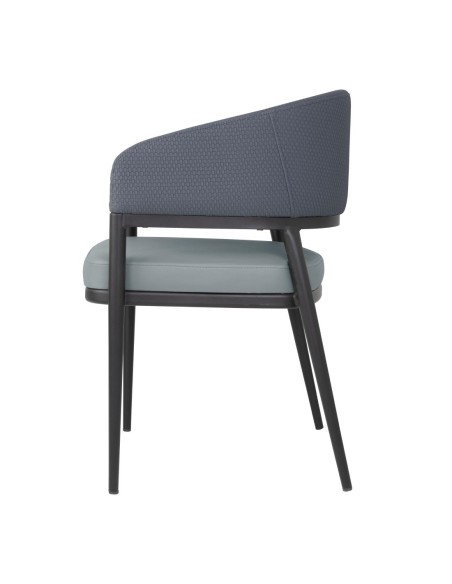 Fauteuils d'intérieur Bolero Meridian bleus - lot de 2