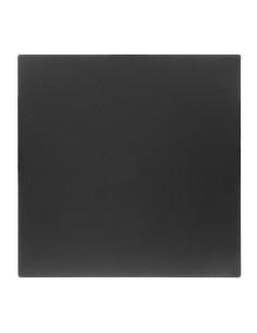 Plateau carré noir mat Bolero 700 mm - intérieur/extérieur