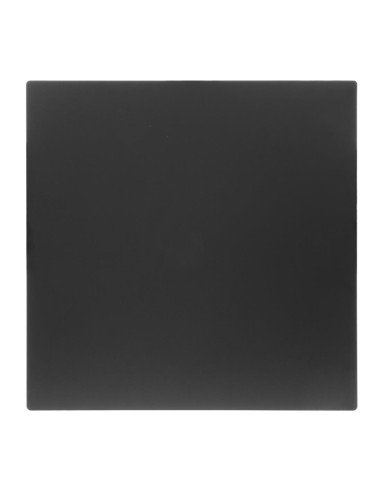 Plateau carré noir mat Bolero 700 mm - intérieur/extérieur