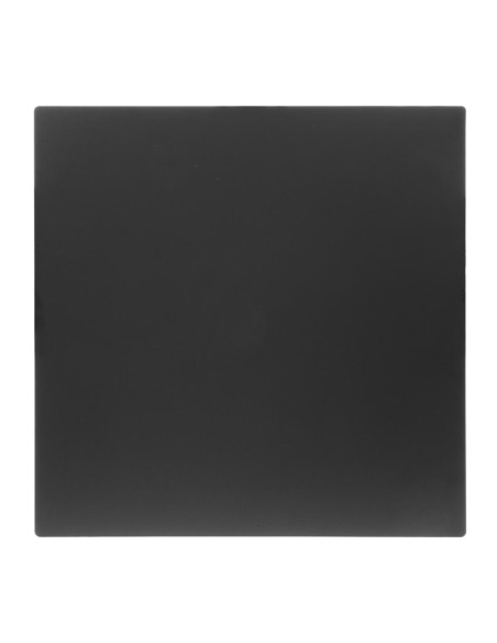 Plateau carré noir mat Bolero 700 mm - intérieur/extérieur