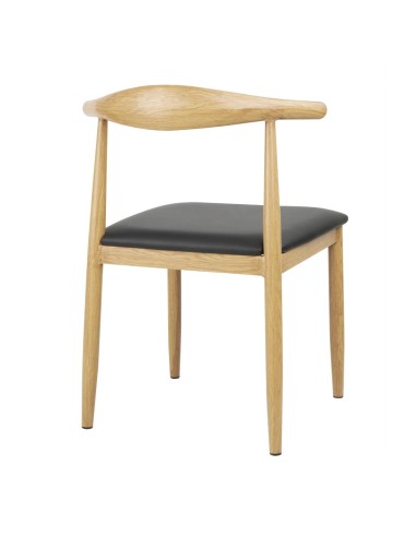 Chaises d'intérieur rembourrées Bolero Camden - lot de 2