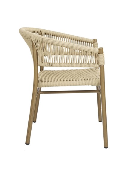 Fauteuils en corde naturelle Bolero Florence - lot de 2
