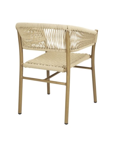 Fauteuils en corde naturelle Bolero Florence - lot de 2
