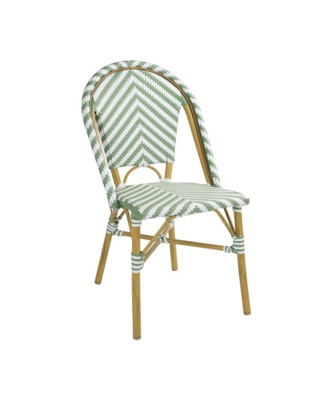 Chaises style parisien Bolero vert clair - lot de 2