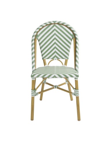 Chaises style parisien Bolero vert clair - lot de 2