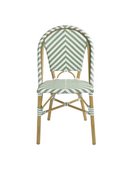 Chaises style parisien Bolero vert clair - lot de 2