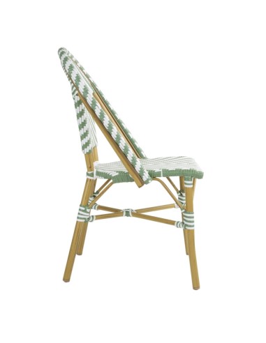 Chaises style parisien Bolero vert clair - lot de 2