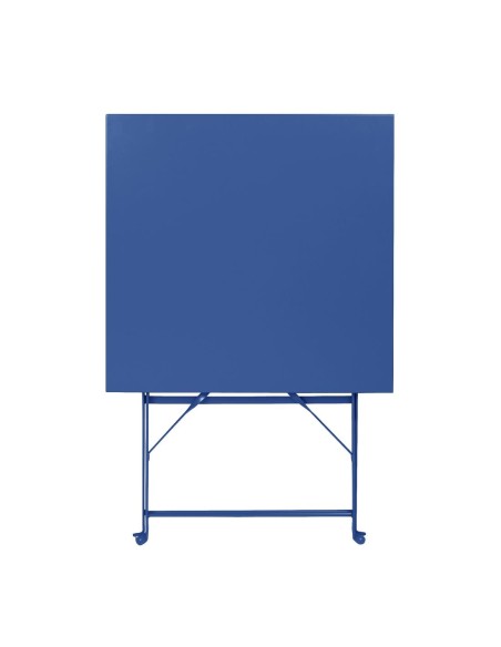 Table terrasse carrée Bolero Perth bleu marine - 710x600