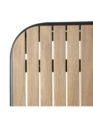 Table effet bois Santorini 1400mm - Bolero