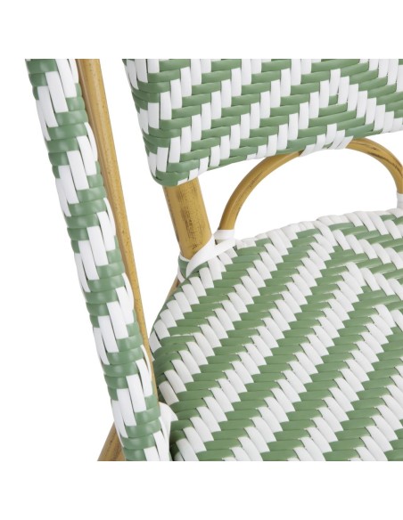 Chaises style parisien Bolero vert clair - lot de 2
